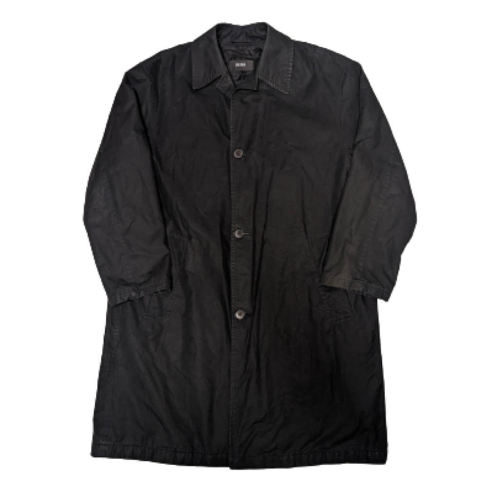 Boss Hugo Boss Lightweight 100% Cotton Trench Coat - Men's Size 48 (XL)